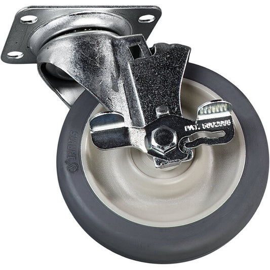 Carlisle IC225CSB00 5" Maximizer Swivel Caster Wheel With Brake