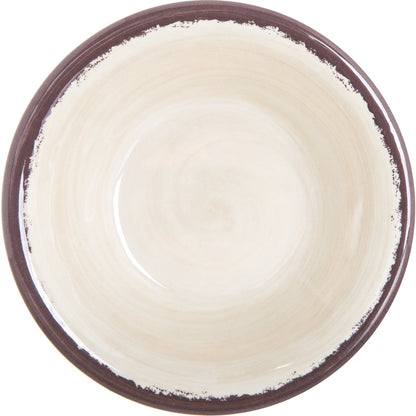 Carlisle 5401853 4.5 oz Sweet Cream Mingle Melamine Fruit Bowl