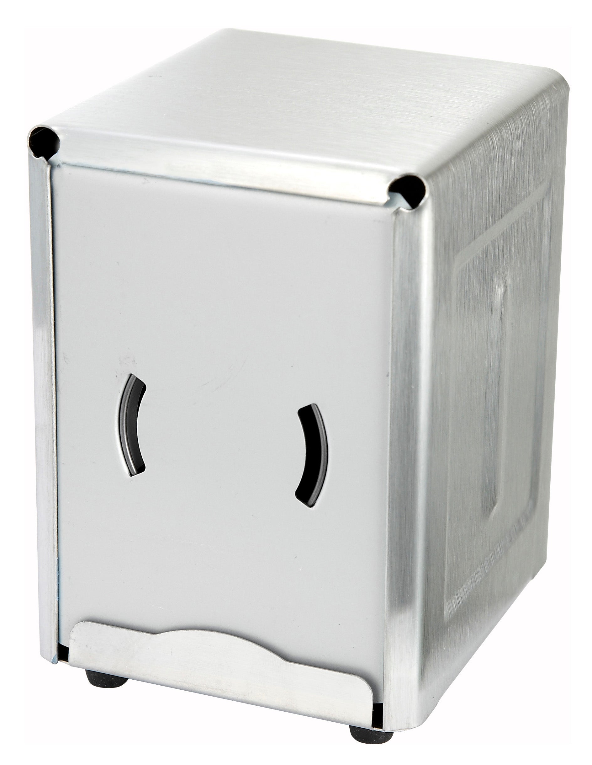 Winco NH-5 3-1/2" x 4-1/2" Stainless Steel Napkin Dispenser
