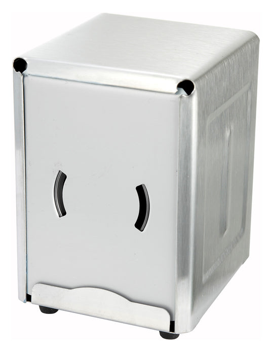 Winco NH-5 3-1/2" x 4-1/2" Stainless Steel Napkin Dispenser