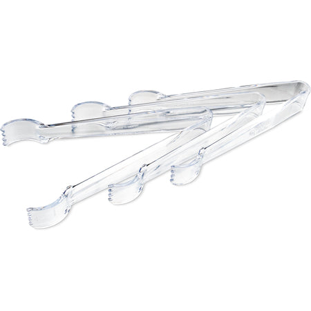 Carlisle 400607 6-7/32" Clear Polycarbonate Carly Salad Tong