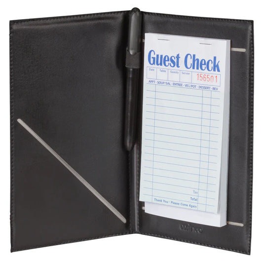 Winco CHK-2K Check Holder w/ Elastic Pen Loop