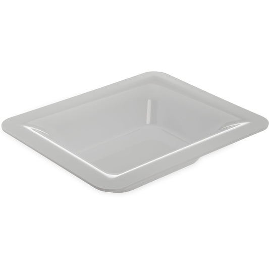 Carlisle 4443202 2-1/2" White Melamine Designer Displayware Half Size Food Pan