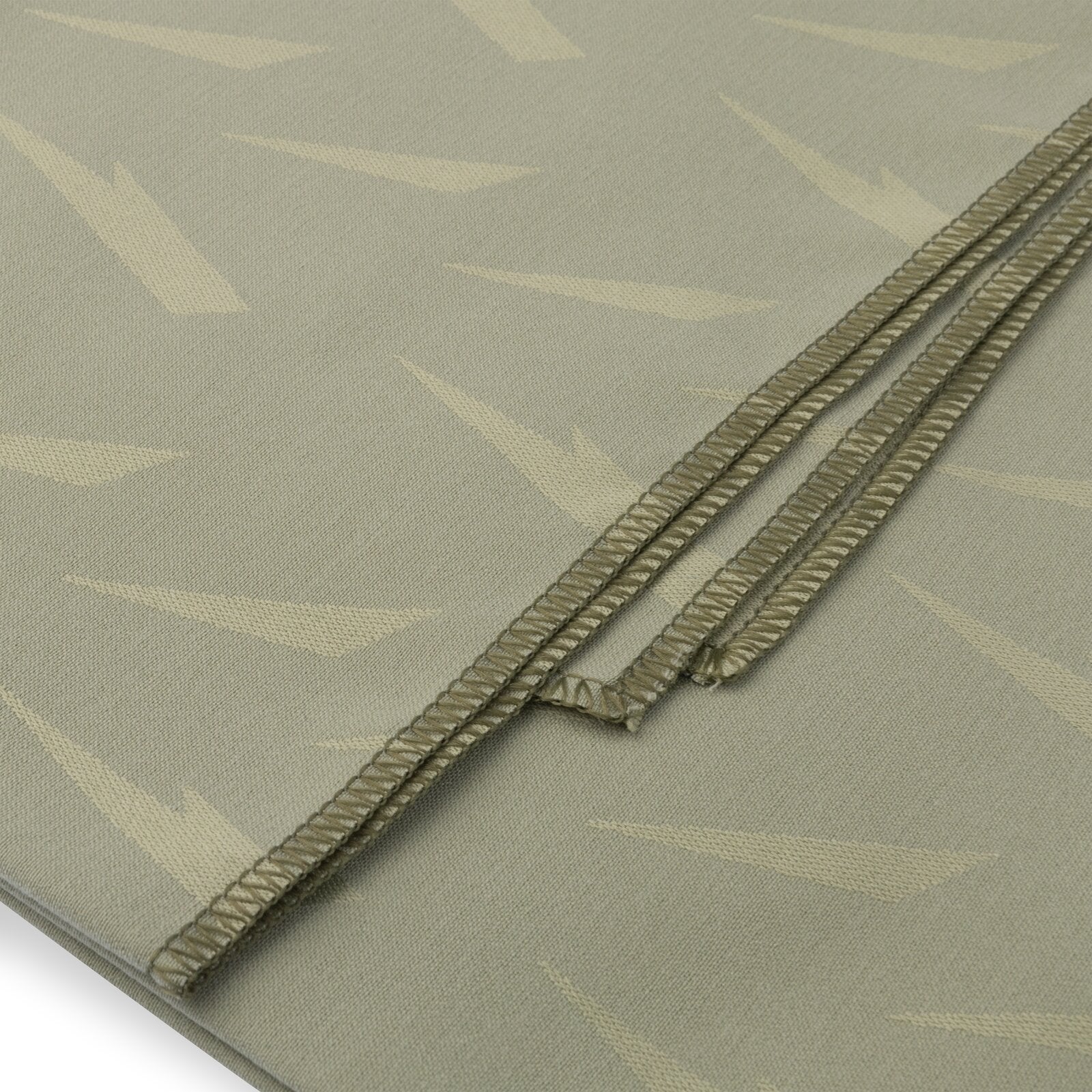 Marko 53935252SM147 52" x 52" Sage Spun Poly SoftWeave Aspen Damask Tablecloth