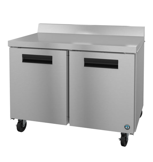 Hoshizaki WF48B Two Section Stainless Doors Worktop Freezer