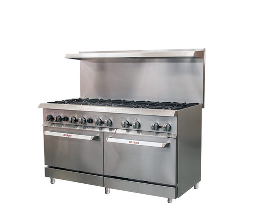 Ikon IR-10-60 60" Ten Burner Gas Range with Oven