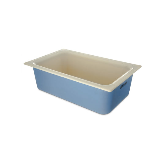 Carlisle CM1100C1402 15 Qt Full-Size White/Blue Coldmaster CoolCheck Food Pan