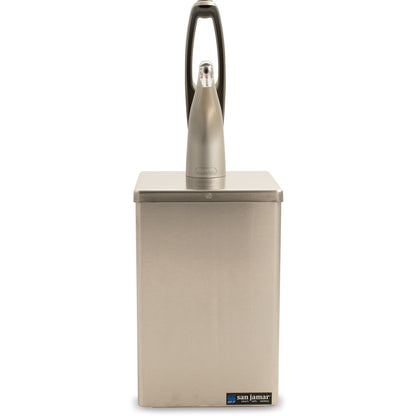 San Jamar P4800 Silver FrontLine Pump Countertop Box