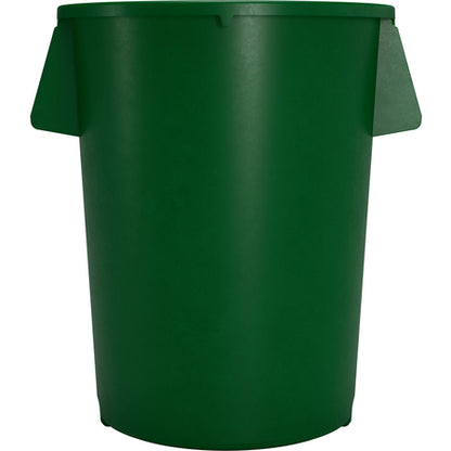 Sparta 84105509 55 Gallon Green Round Polyethylene Bronco Waste Bin Trash Container