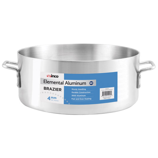 Winco ALB-28 28 Qt. Elemental Aluminum Brazier