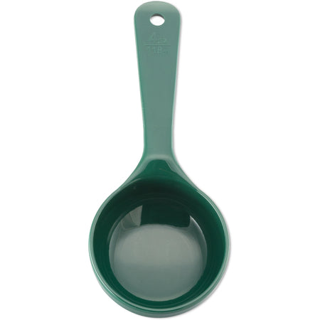 Carlisle 492808 4 oz Forest Green Acetal Measure Miser Solid Short Handle