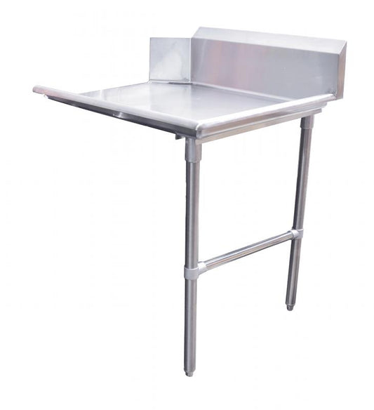 Omcan 28473 26-inch Stainless Steel Clean Dish Table - Right Side