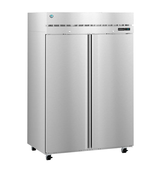 Hoshizaki R2A-FSN Two Section Stainless Door with Lock Upright Refrigerator