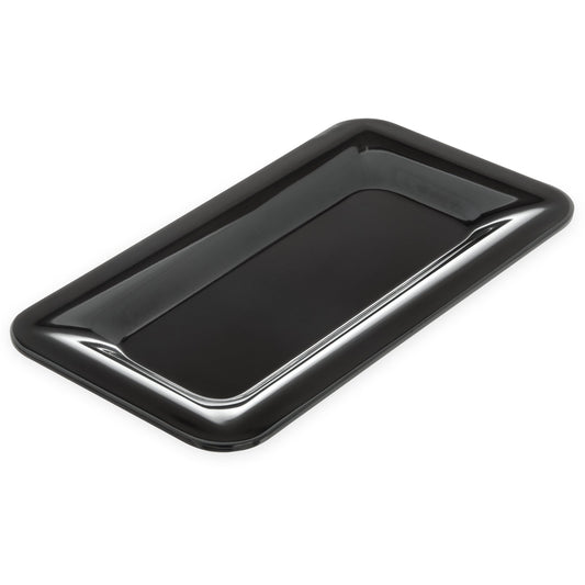 Carlisle 4446003 1" Black Melamine Designer Displayware Third Size Food Pan