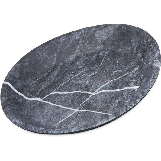 Carlisle 5310172 10" Soapstone Ridge Melamine Coupe Plate