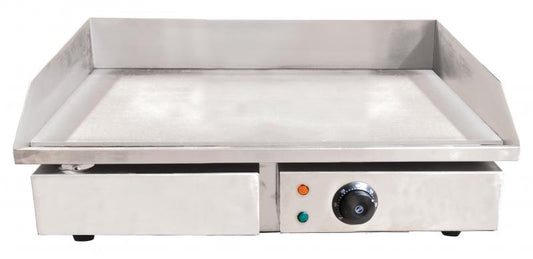 Omcan 34869 22-inch Stainless Steel Griddle with Smooth Surface