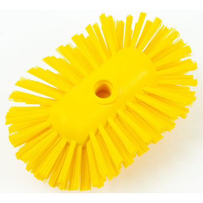 Carlisle 40041EC04 5-1/4" X 7-1/2" Yellow Sparta Spectrum Tank & Kettle Brush