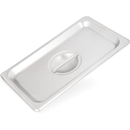 Carlisle 607140C 1/4 Size Stainless Steel DuraPan Steam Table Hotel Pan Handled Cover