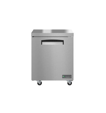 Hoshizaki EUF27A One Section Stainless Doors Undercounter Freezer