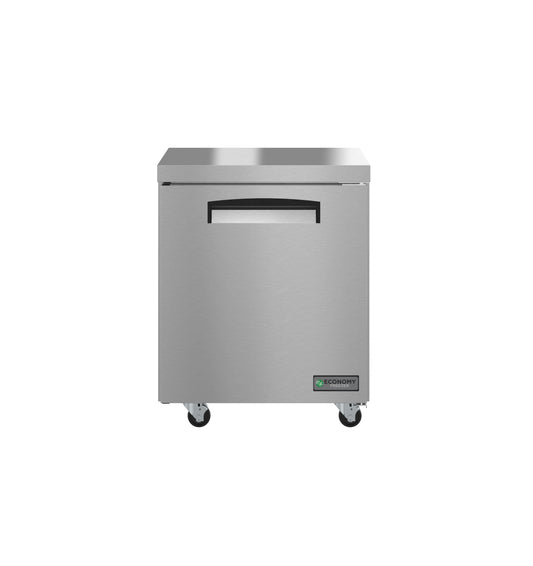 Hoshizaki EUF27A One Section Stainless Doors Undercounter Freezer