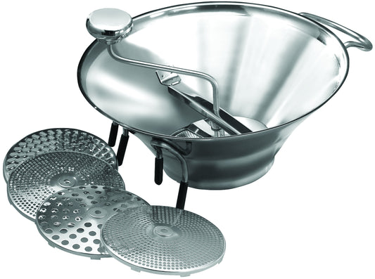 Winco SVM-12 12-3/4" Stainless Steel Professional Heavyweight Food Mill