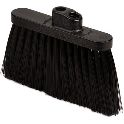 Carlisle 3685403 4" Black Duo Sweep Light Industrial Broom (Head Only)