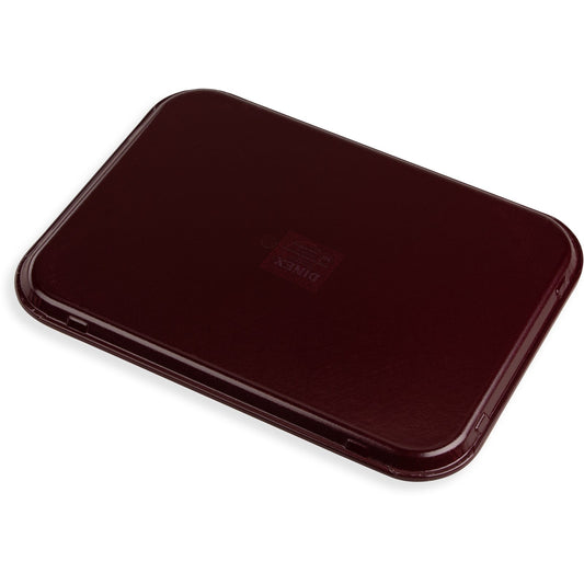 Dinex DX1089M61 15" x 20" Burgundy Flat Glasteel Tray
