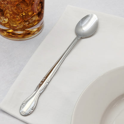 Winco 0004-02 Elegance Iced Teaspoon, 18/0 Heavyweight