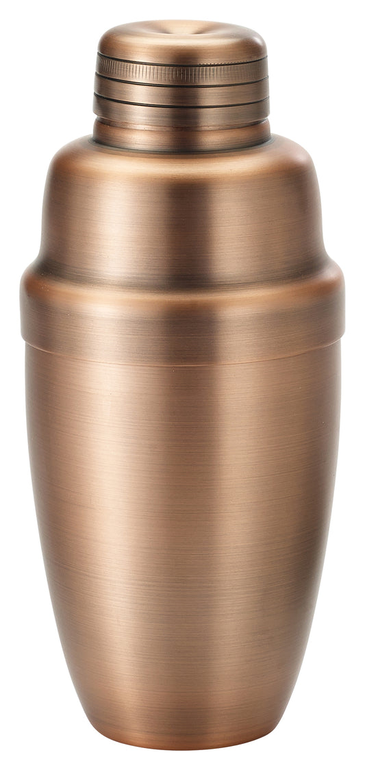 Winco BASS-16AC 16 oz. Antique Copper Finish 3-Piece After 5 Shaker Set
