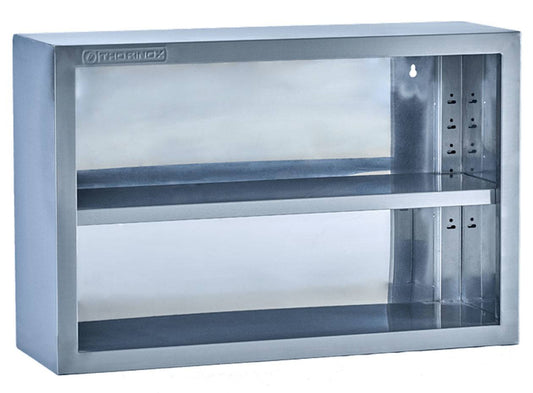 Thorinox TWCO-1436-SS 14" x 36" Wall Mounted Open Storage Cabinet