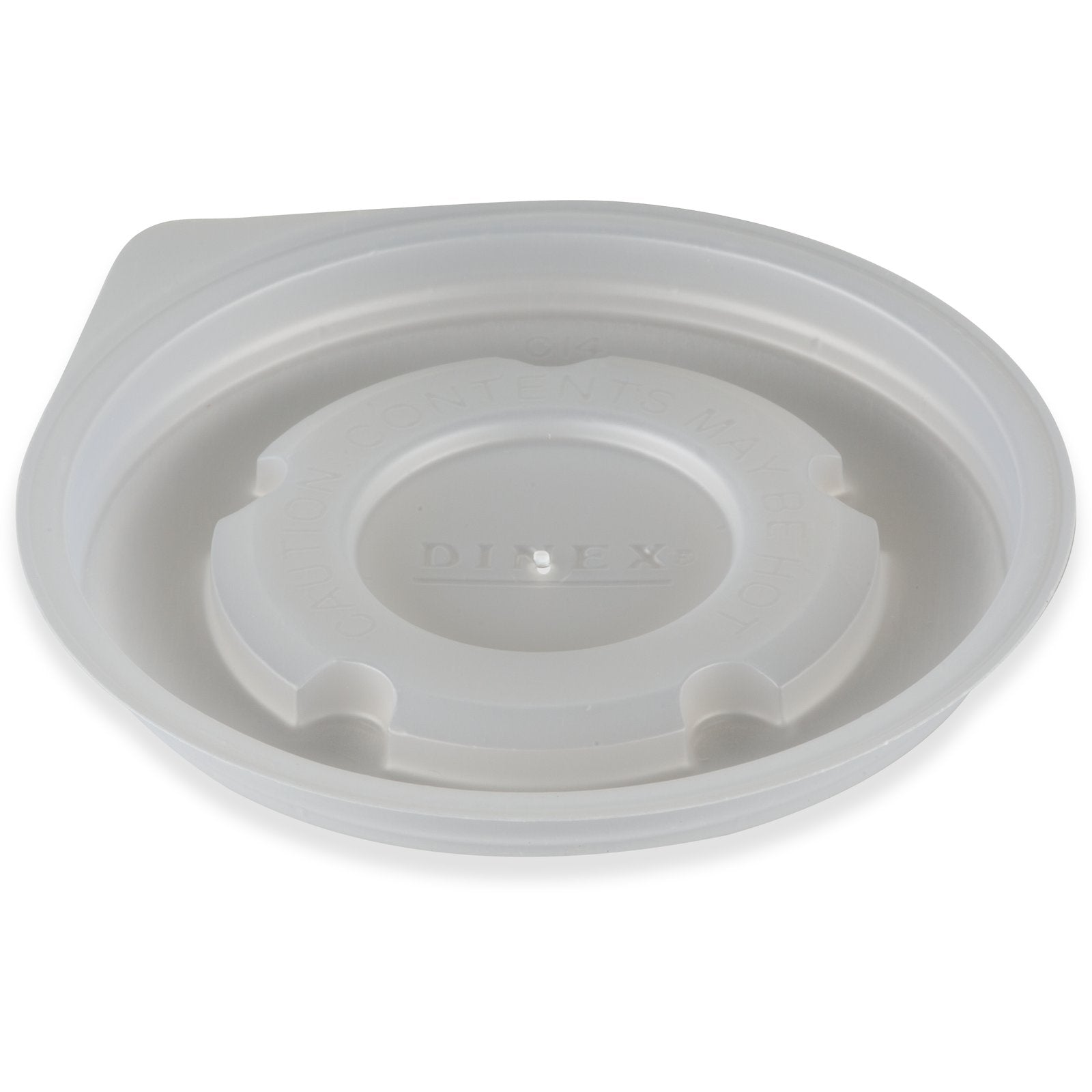 Dinex DX40008714 Translucent Heritage Mug & Bowl Lid (2000/cs)