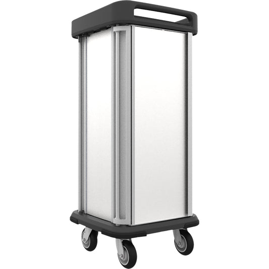 Dinex DXSU1T1D8 1 Cart 8 Trays Single Door Stainless Steel TQ Supreme Cart