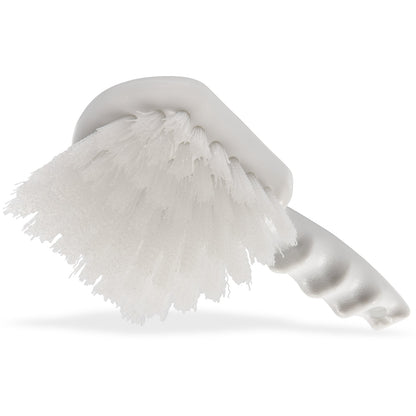 Carlisle 4054200 8" White Sparta Brush With Medium Stiff Nylon Bristles