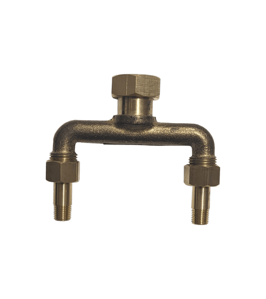 Thorinox 9803 8" Brass Deck Mount Inlet Faucet
