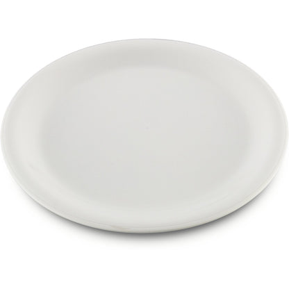 Carlisle 3300402 9" White Sierrus Melamine Narrow Rim Dinner Plate