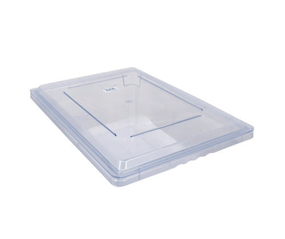 Omcan 85124 Clear Rectangular Polycarbonate Cover for 18" x 26" Food Storage Container