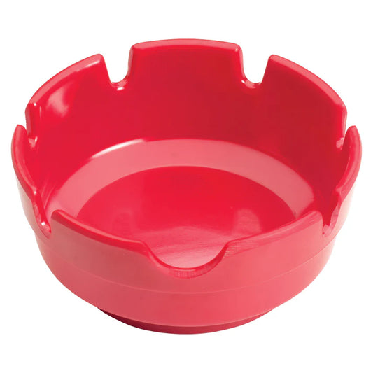 Winco MAS-4R Red Melamine Ashtray