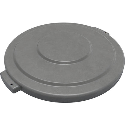 Sparta 84103323 32 Gallon Gray Round Polyethylene Bronco Waste Bin Trash Container Lid