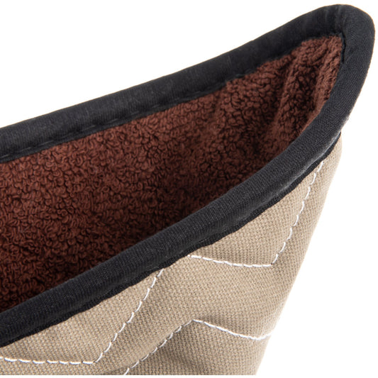 San Jamar 802TF 8" Tan BestGuard Pot Holder