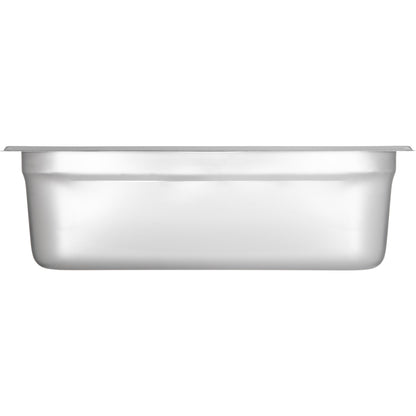 Carlisle 607134 1/3 Size Stainless Steel DuraPan Light Gauge Steam Table Hotel Pan, 4" Deep