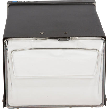 Carlisle H3001CLBK 300 Napkin Clear/Black Polycarbonate Countertop Classic Napkin Dispenser, Fullfold
