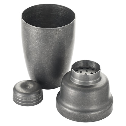 Winco BASS-16CS 16 oz. Crafted Steel Finish 3-Piece After 5 Shaker Set