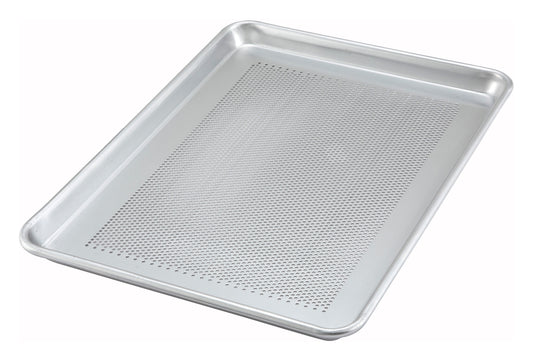 Winco ALXP-1318P 13" x 18" Aluminum Perforated Sheet Pan