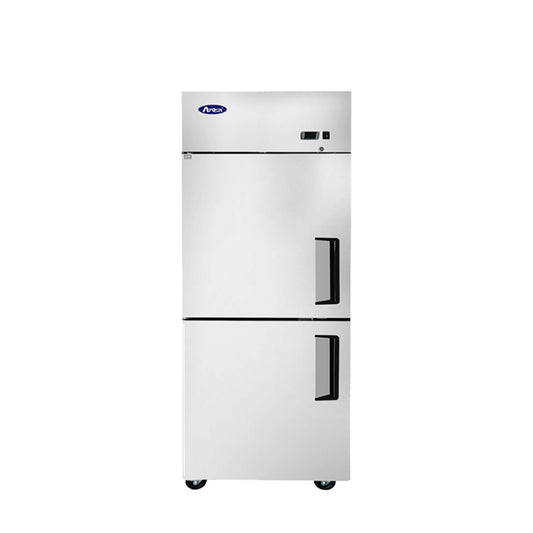 Atosa MBF8010GRL Two-Divided Door Top Mount Reach-In Refrigerator (Left-Hinged)