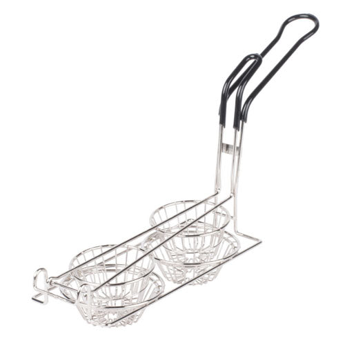 Omcan 47358 6" Tortilla Double Taco Cup Fry Basket