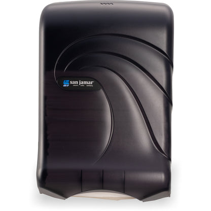 San Jamar T1790TBK Plastic Ultrafold Towel Dispenser with Insert
