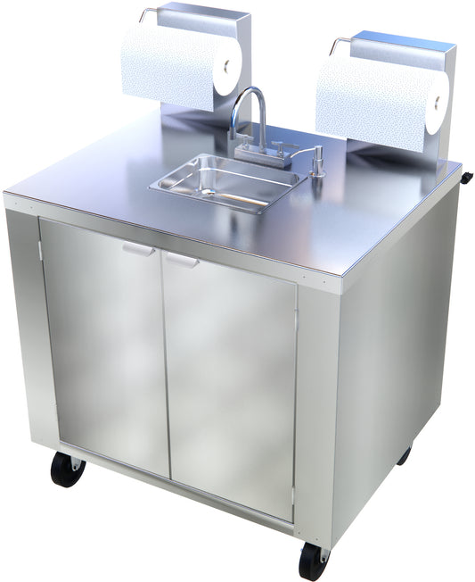 Carlisle DXPL050114457A Stainless Steel Mobile Hand Washing Station
