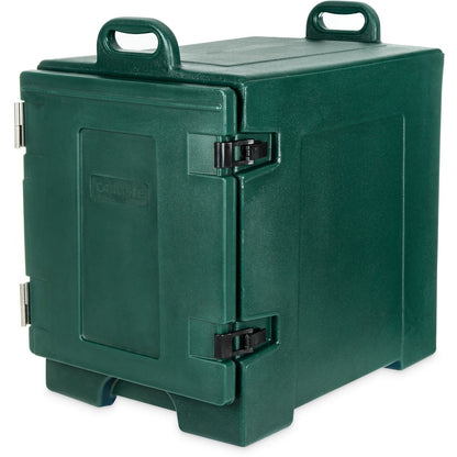 Carlisle PC300N08 Forest Green Cateraide Front Loading 5 Full Size Insulated Food Pan Carrier