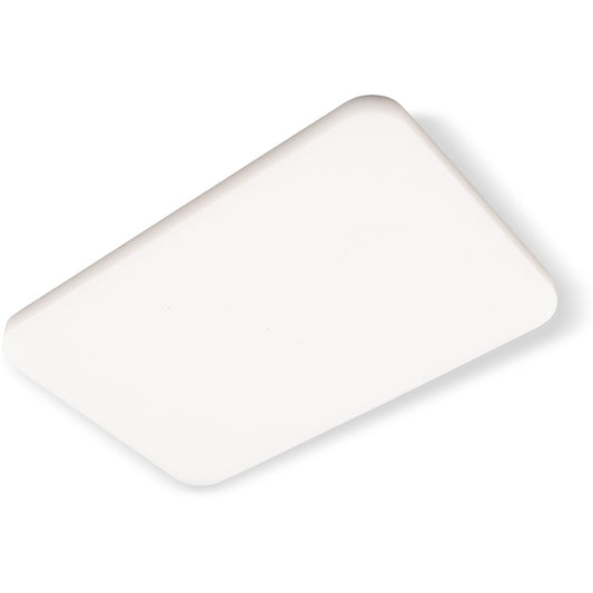 San Jamar CB6912WH 6" x 9" x 0.5" White Kolor Cut Cutting Board