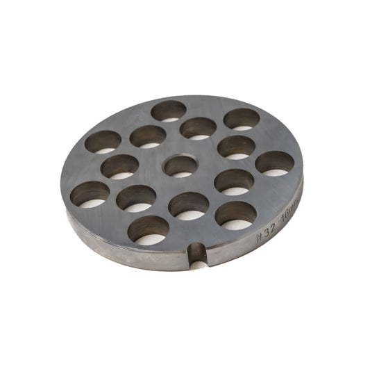 Omcan 11265 #32 One Notch/Round Carbon Steel Hubless Machine Plate,16mm (5/8")